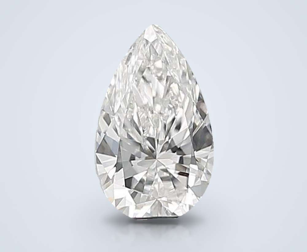 0.63 Carat Pear Lab Diamond