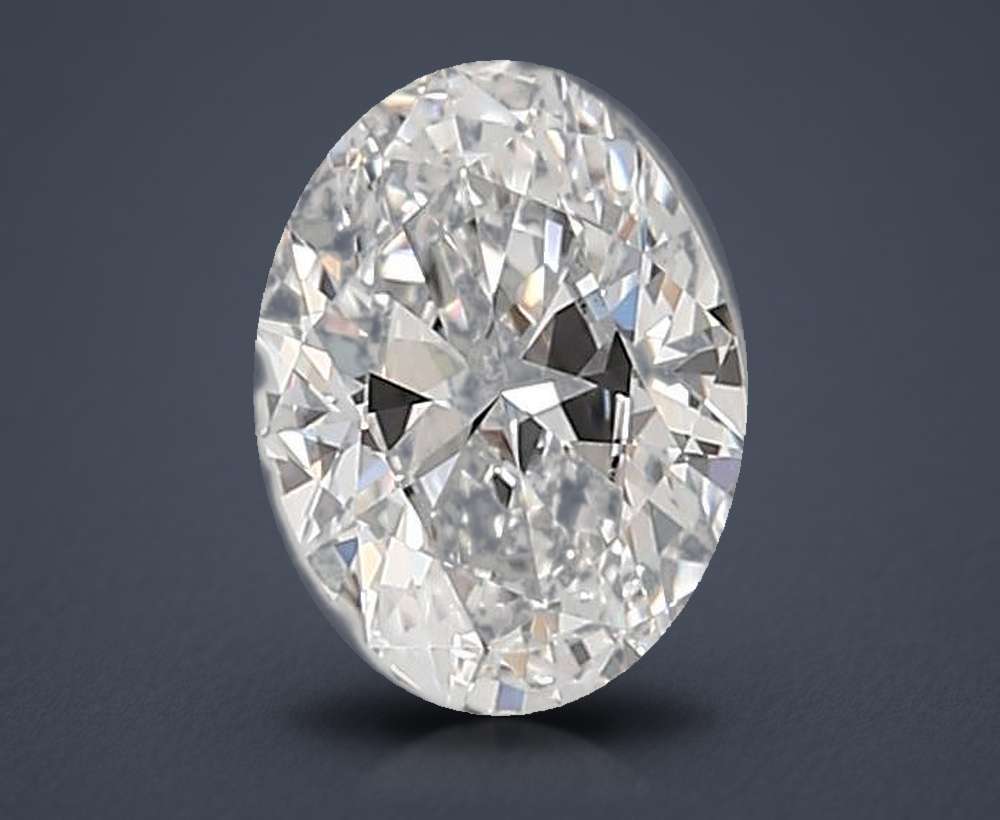 1.00 Carat Oval Lab Diamond