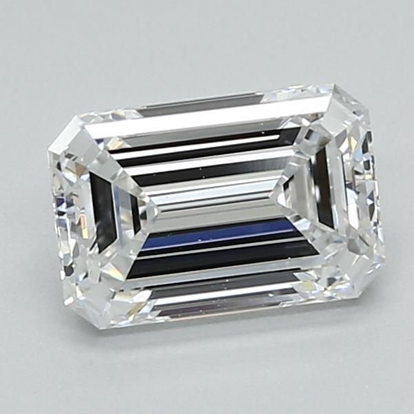 1.41ct D VVS2 Rare Carat Ideal Cut Emerald Lab Grown Diamond