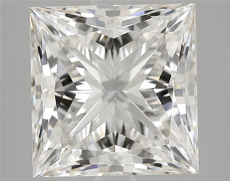 4.16ct H VS1 Rare Carat Ideal Cut Princess Lab Grown Diamond