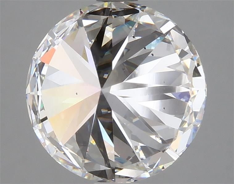 3.26ct F SI1 Rare Carat Ideal Cut Round Lab Grown Diamond