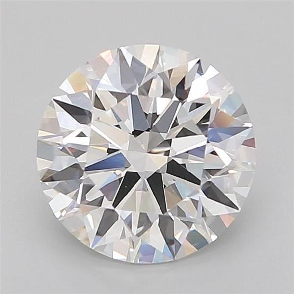 3.04ct F VVS2 Rare Carat Ideal Cut Round Lab Grown Diamond