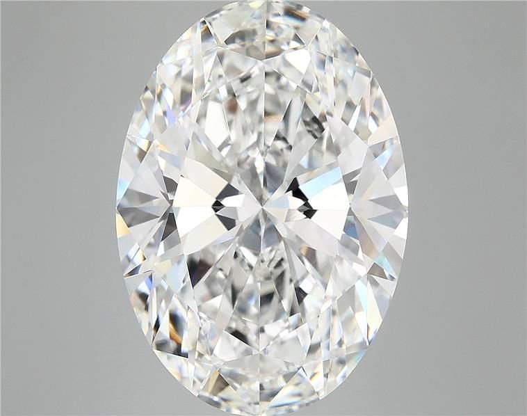 11.08ct F VS1 Rare Carat Ideal Cut Oval Lab Grown Diamond
