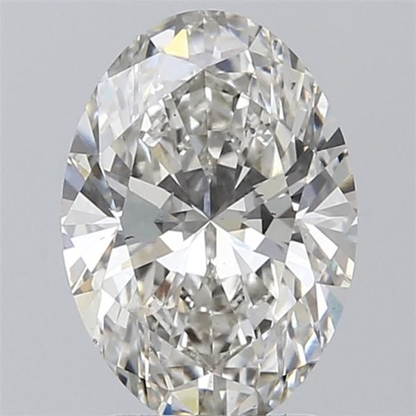 3.18ct H VS2 Rare Carat Ideal Cut Oval Lab Grown Diamond