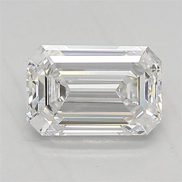 0.92ct E VVS2 Rare Carat Ideal Cut Emerald Lab Grown Diamond