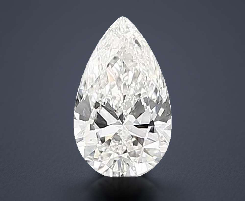 0.52 Carat Pear Lab Diamond