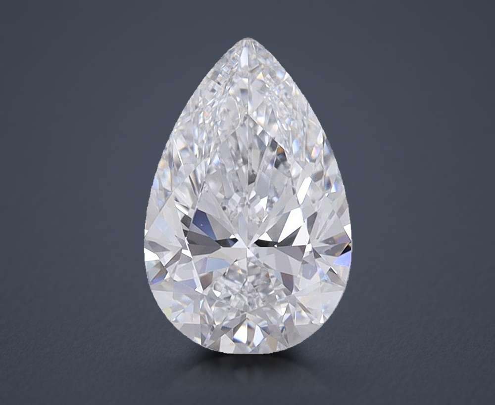1.50 Carat Pear Lab Diamond