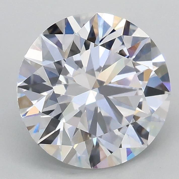 2.01ct D VVS2 Rare Carat Ideal Cut Round Lab Grown Diamond