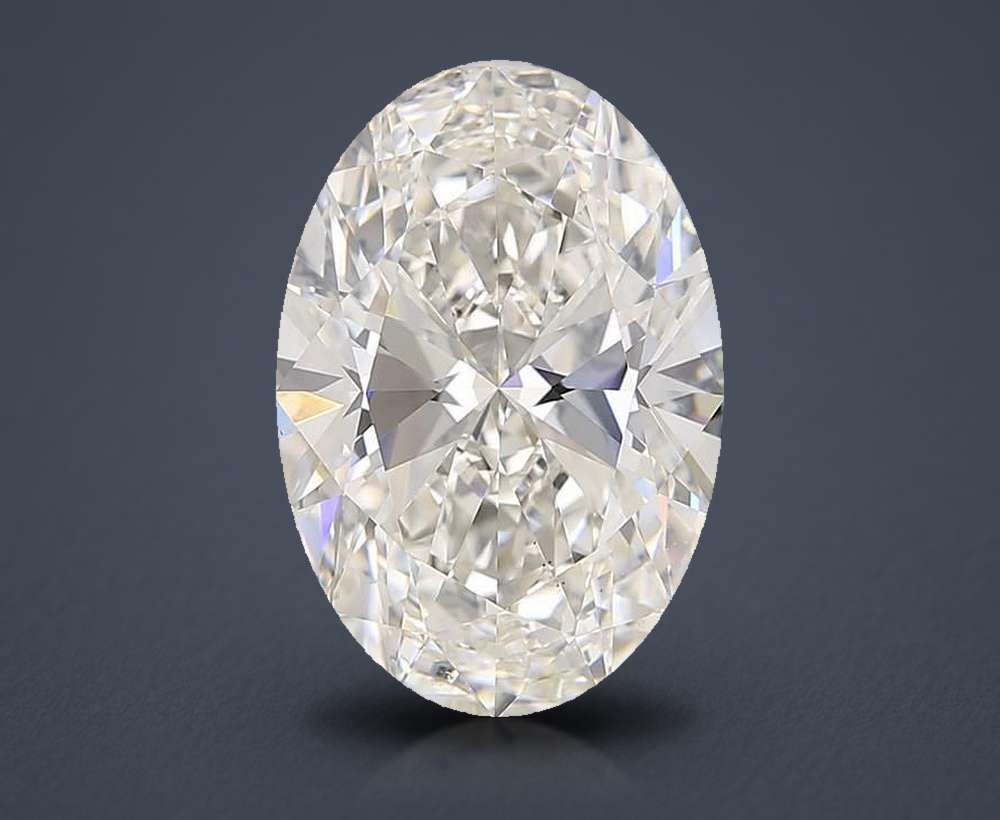 6.09 Carat Oval Lab Diamond