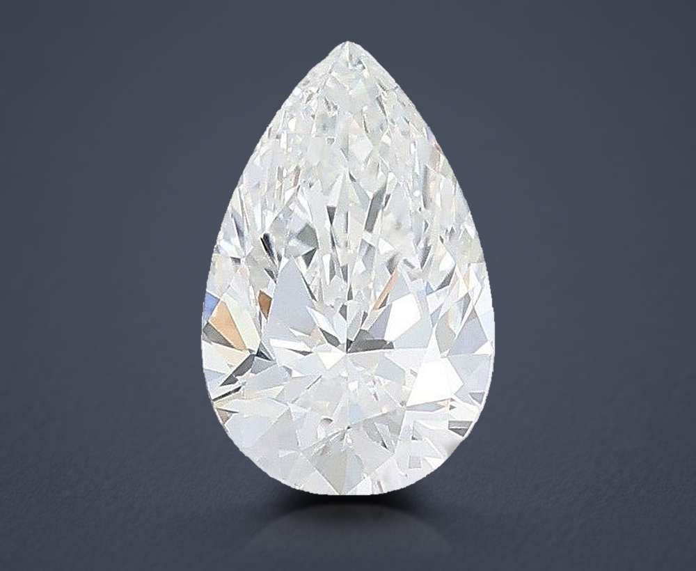 1.00 Carat Pear Lab Diamond