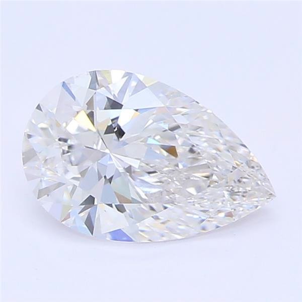 0.60ct E VS2 Rare Carat Ideal Cut Pear Lab Grown Diamond