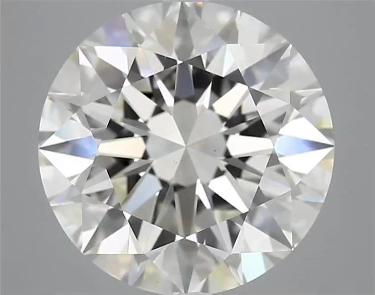 7.01ct H VS1 Rare Carat Ideal Cut Round Diamond