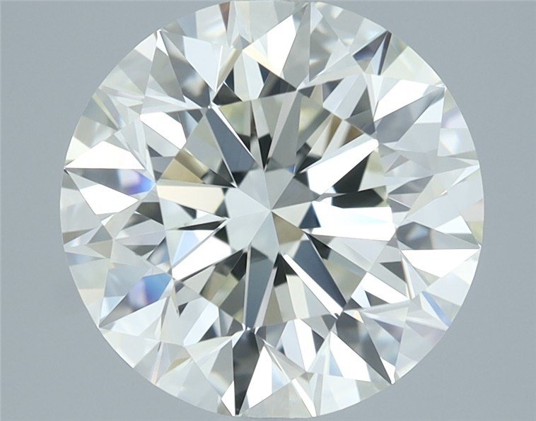 3.14ct J IF Excellent Cut Round Diamond