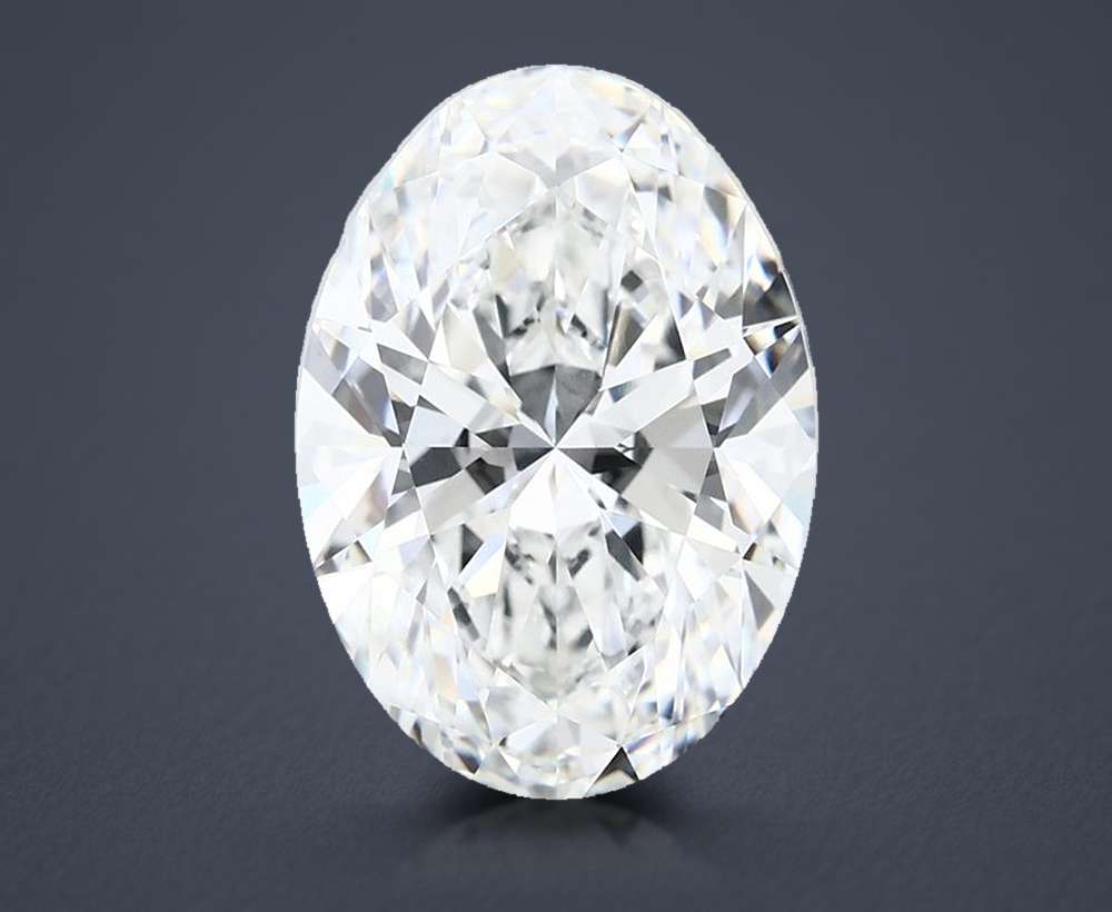 6.08 Carat Oval Lab Diamond