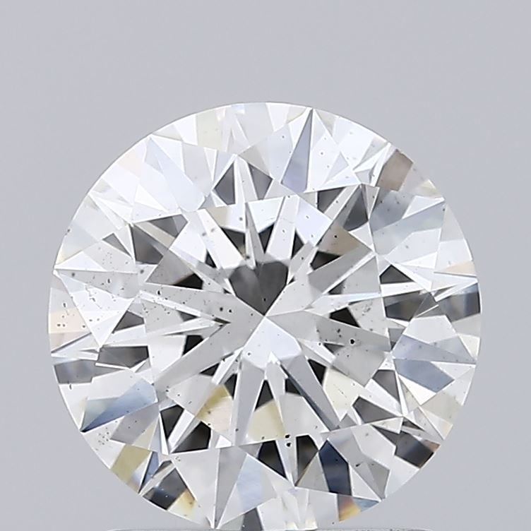 1.66ct F SI1 Rare Carat Ideal Cut Round Lab Grown Diamond