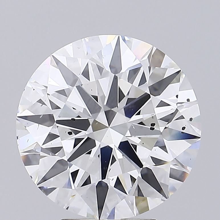 5.15ct E SI1 Rare Carat Ideal Cut Round Lab Grown Diamond