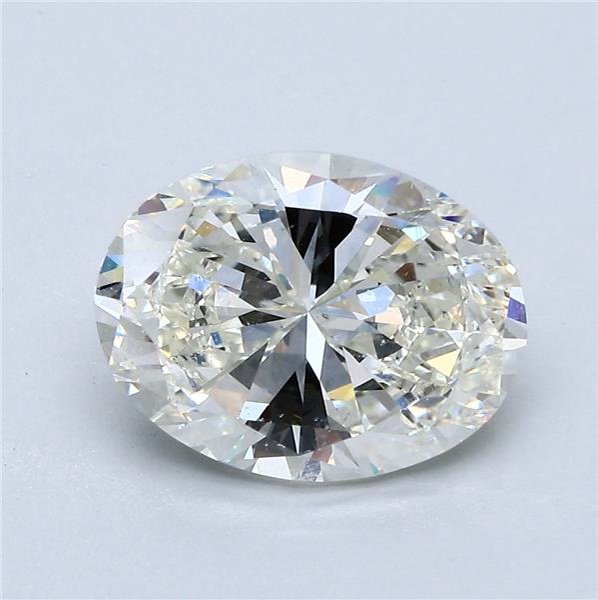 3.51ct J SI1 Very Good Cut Oval Diamond