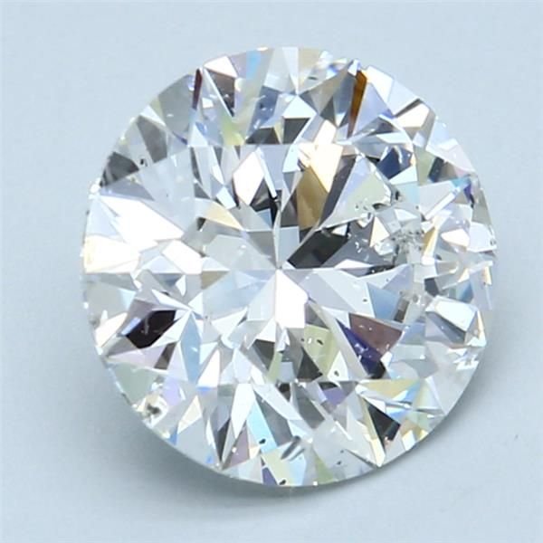 3.02ct D SI1 Rare Carat Ideal Cut Round Diamond