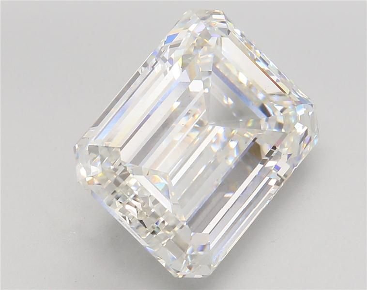 9.51ct G VS1 Rare Carat Ideal Cut Emerald Lab Grown Diamond