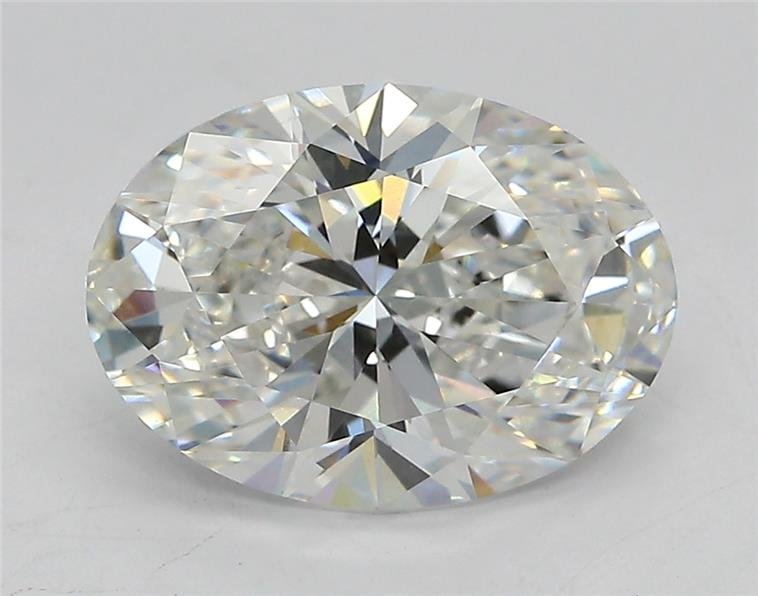 3.01ct F VVS2 Rare Carat Ideal Cut Oval Lab Grown Diamond