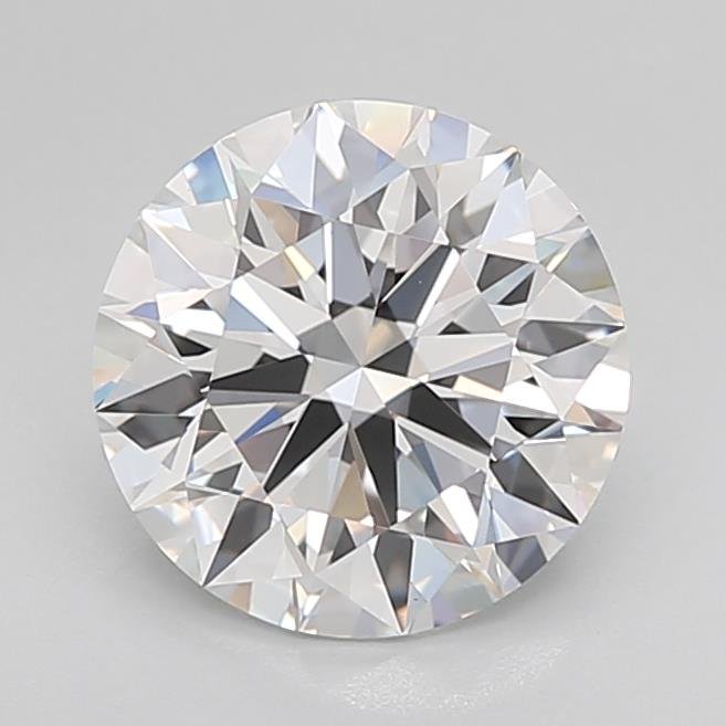 3.08ct D VS1 Rare Carat Ideal Cut Round Lab Grown Diamond