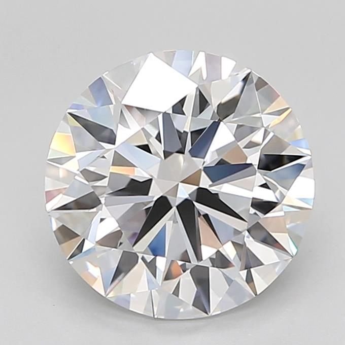 3.19ct D VVS1 Rare Carat Ideal Cut Round Lab Grown Diamond