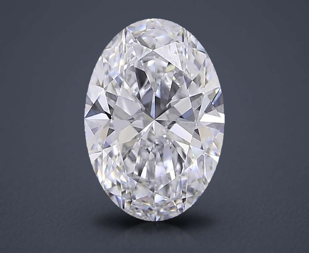 1.63 Carat Oval Lab Diamond