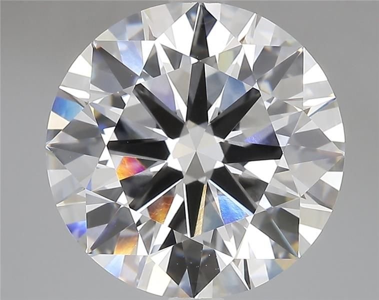 7.07ct F VVS1 Rare Carat Ideal Cut Round Lab Grown Diamond