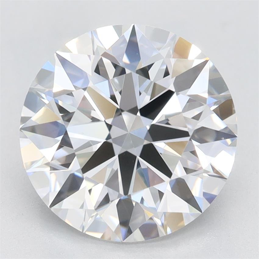 2.60ct D VVS1 Rare Carat Ideal Cut Round Lab Grown Diamond