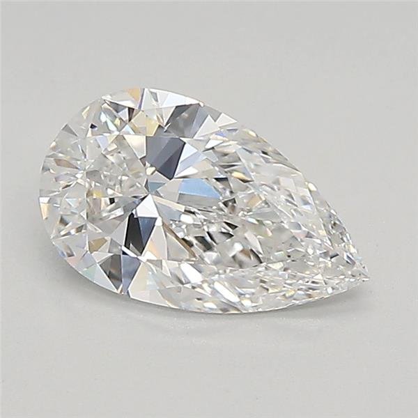 0.93ct E VVS2 Rare Carat Ideal Cut Pear Lab Grown Diamond