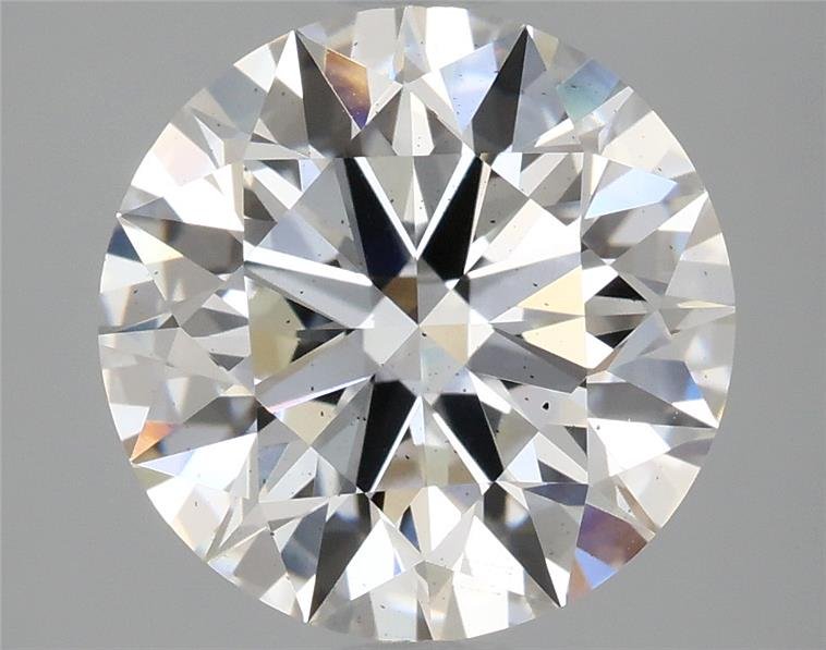 2.79ct F SI1 Rare Carat Ideal Cut Round Lab Grown Diamond