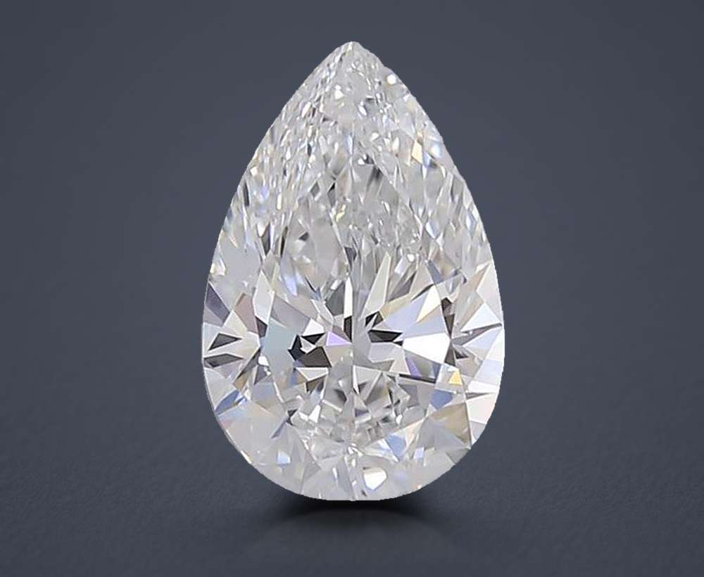 2.54 Carat Pear Lab Diamond