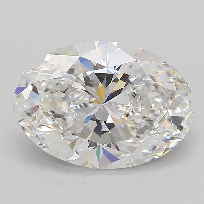 2.59ct D VS1 Very Good Cut Oval Lab Grown Diamond