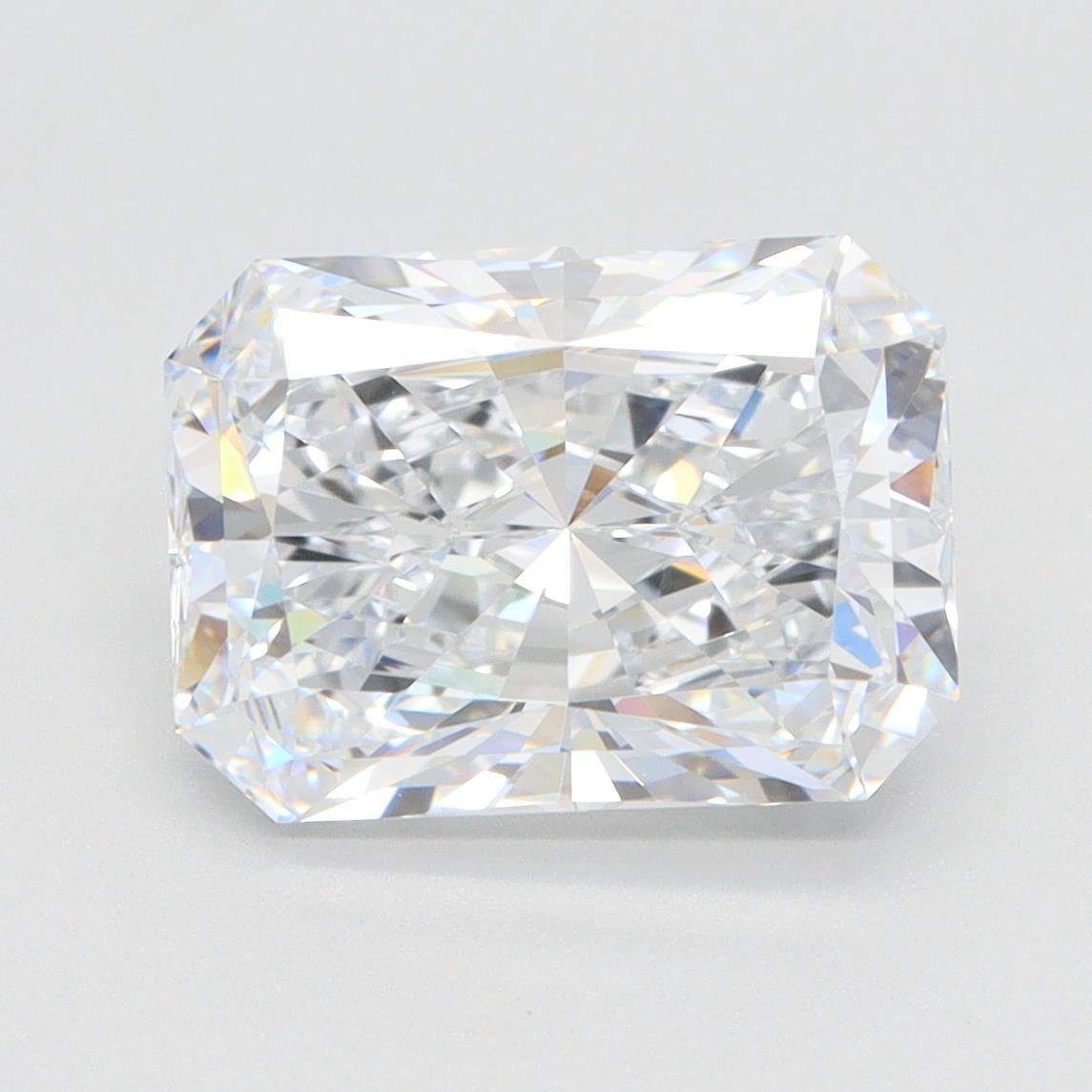 4.03ct F VVS2 Rare Carat Ideal Cut Radiant Lab Grown Diamond