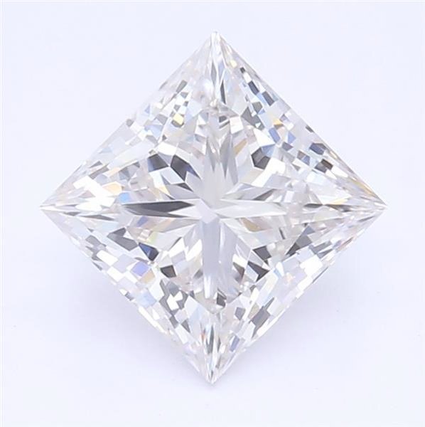 0.74ct H VVS2 Rare Carat Ideal Cut Princess Lab Grown Diamond