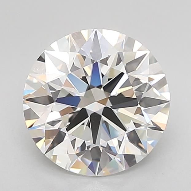 3.06ct E IF Rare Carat Ideal Cut Round Lab Grown Diamond