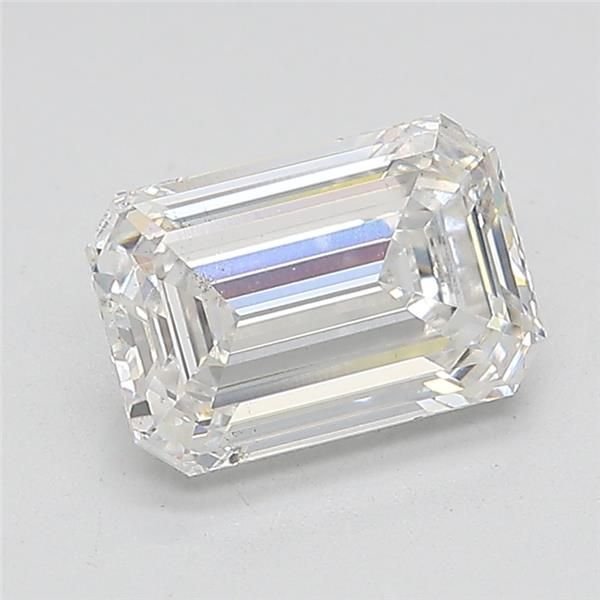 1.52ct F VS2 Rare Carat Ideal Cut Emerald Lab Grown Diamond