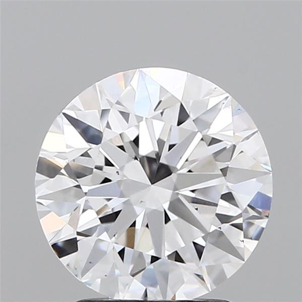 2.18ct D VS2 Rare Carat Ideal Cut Round Lab Grown Diamond