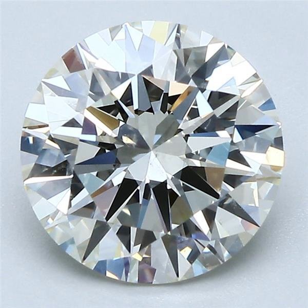 2.67ct K SI2 Excellent Cut Round Diamond