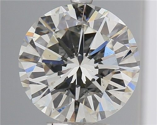 5.14ct J SI1 Good Cut Round Diamond