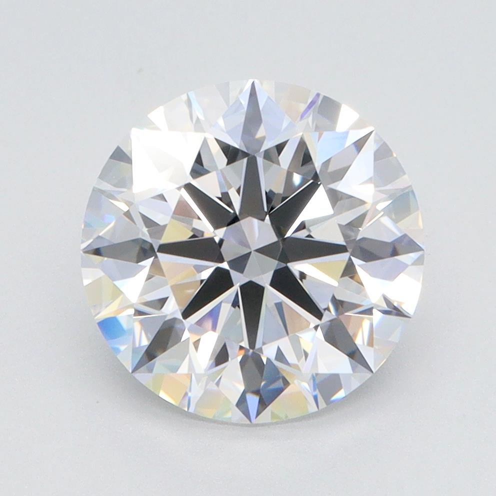 3.03ct E VVS1 Rare Carat Ideal Cut Round Lab Grown Diamond