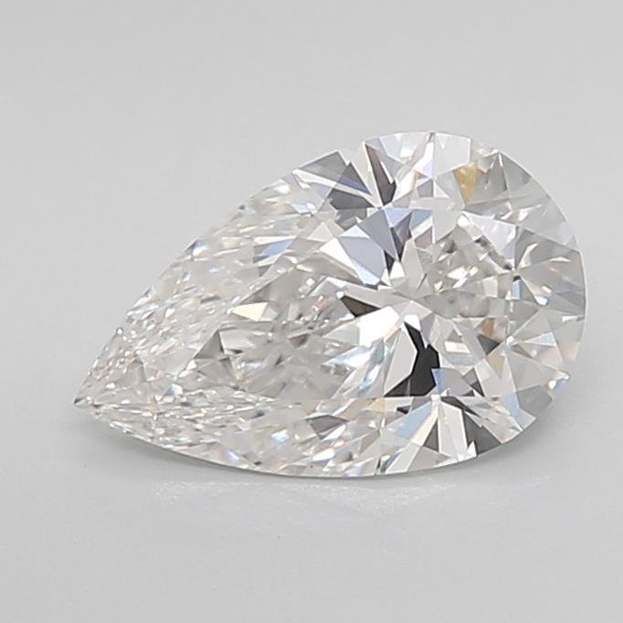 2.08ct F VVS2 Rare Carat Ideal Cut Pear Lab Grown Diamond