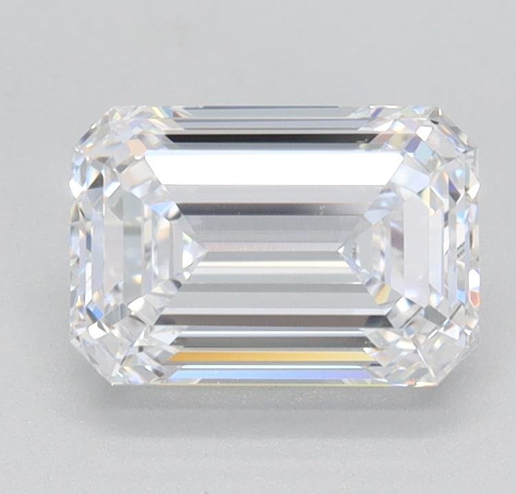 1.09ct D VS1 Rare Carat Ideal Cut Emerald Lab Grown Diamond