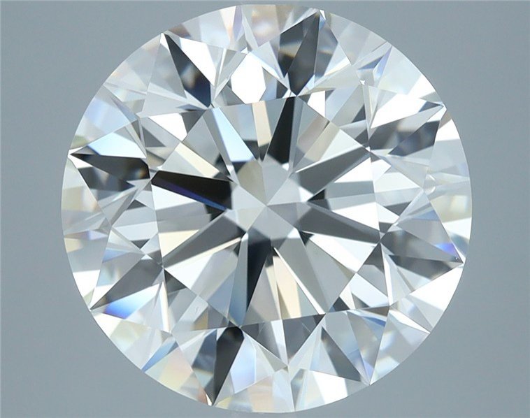 7.01ct I VVS2 Excellent Cut Round Diamond