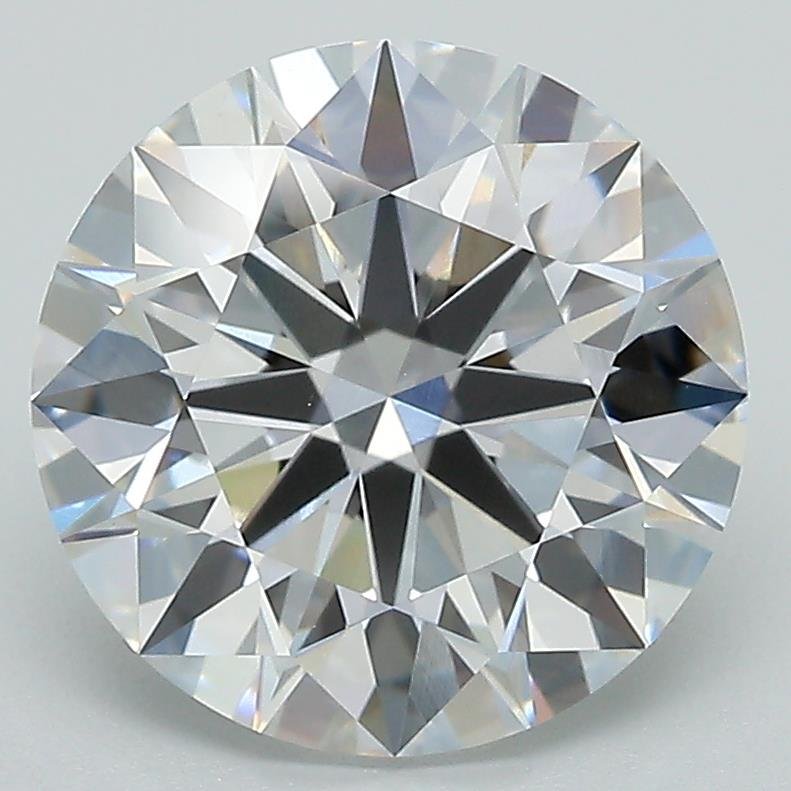 4.10ct D VS2 Rare Carat Ideal Cut Round Lab Grown Diamond