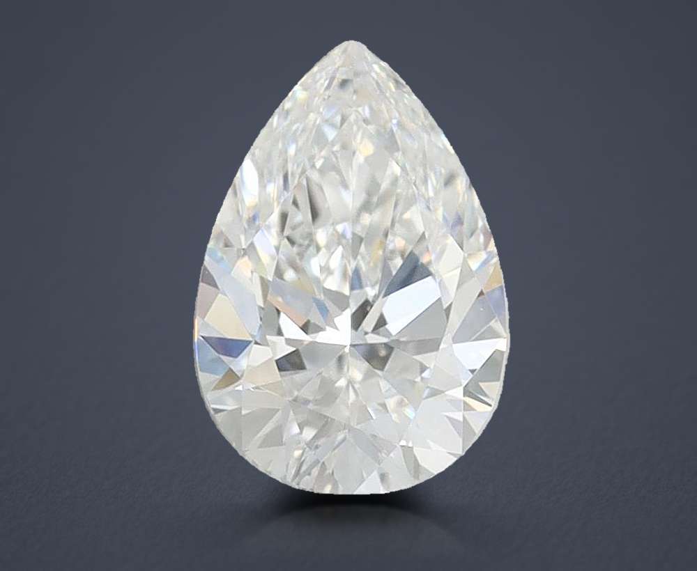 1.00 Carat Pear Lab Diamond