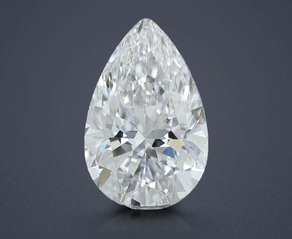 2.00 Carat Pear Lab Diamond