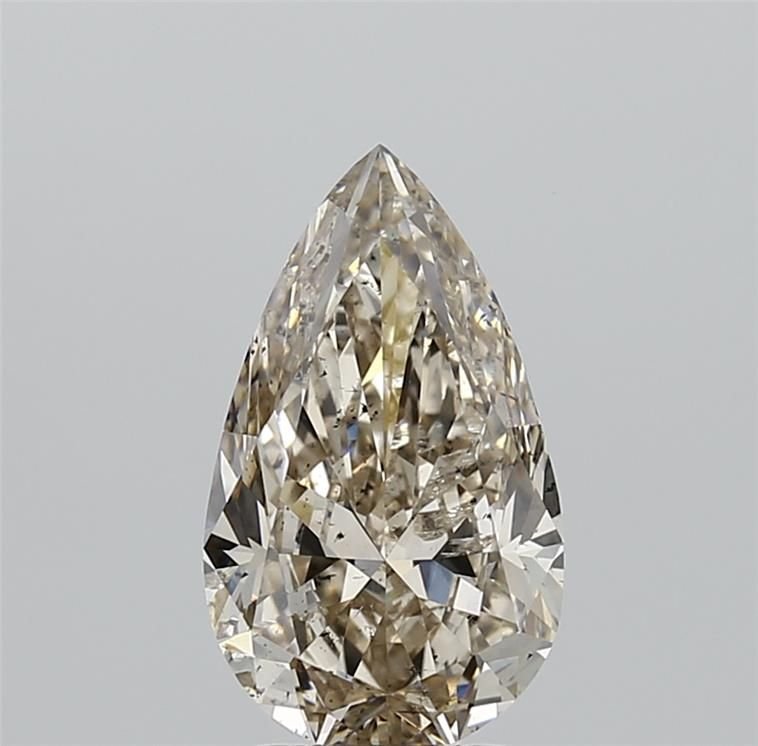 2.51ct K SI2 Rare Carat Ideal Cut Pear Diamond