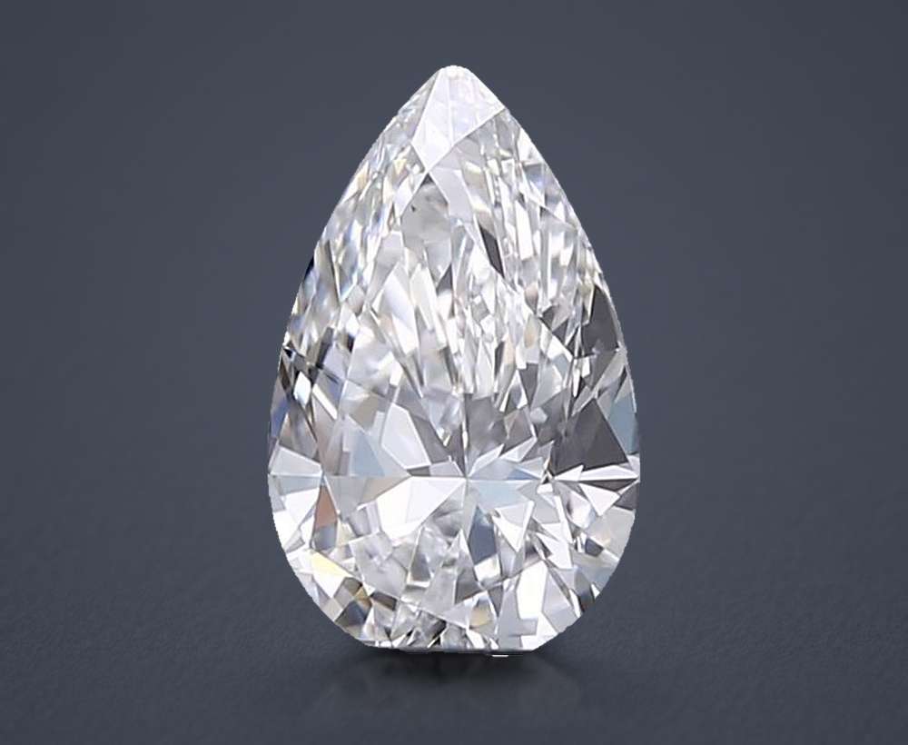 0.55 Carat Pear Lab Diamond