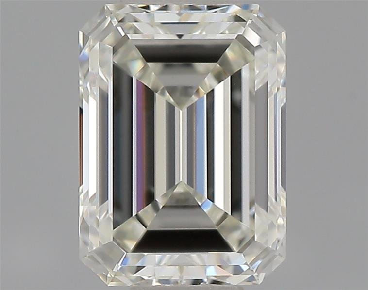 0.61ct J VVS2 Rare Carat Ideal Cut Emerald Diamond